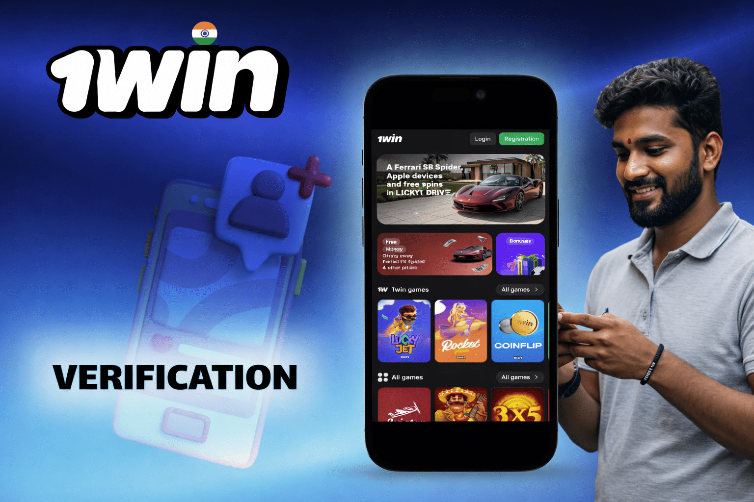 Account Registration & Verification Process at 1Win